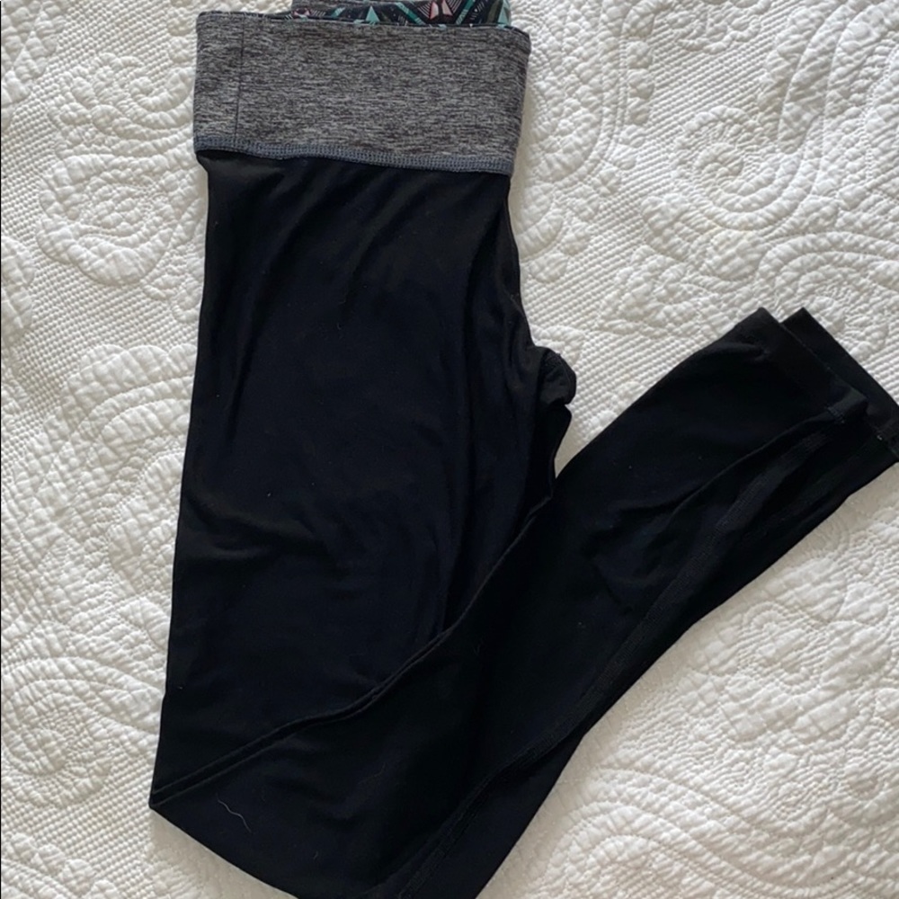 Pink reversible leggings